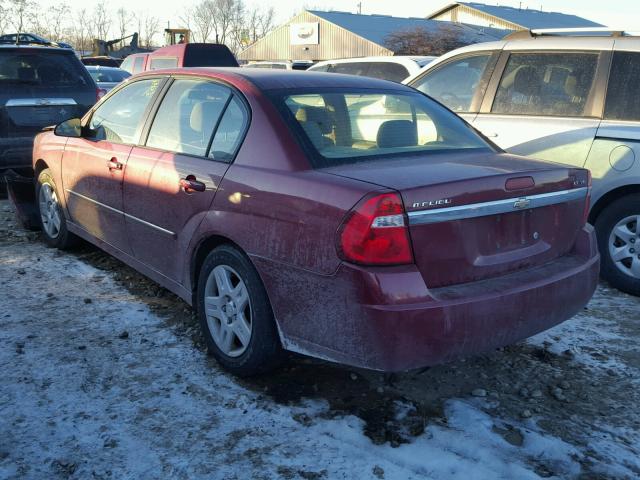 1G1ZT51886F247314 - 2006 CHEVROLET MALIBU LT BURGUNDY photo 3