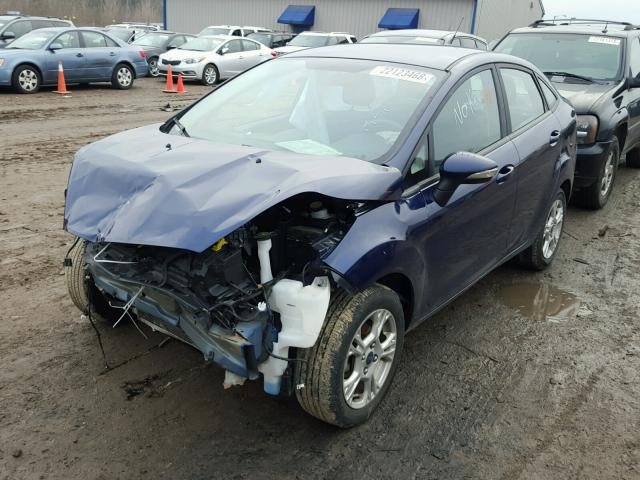 3FADP4BJ1GM138492 - 2016 FORD FIESTA SE BLUE photo 2