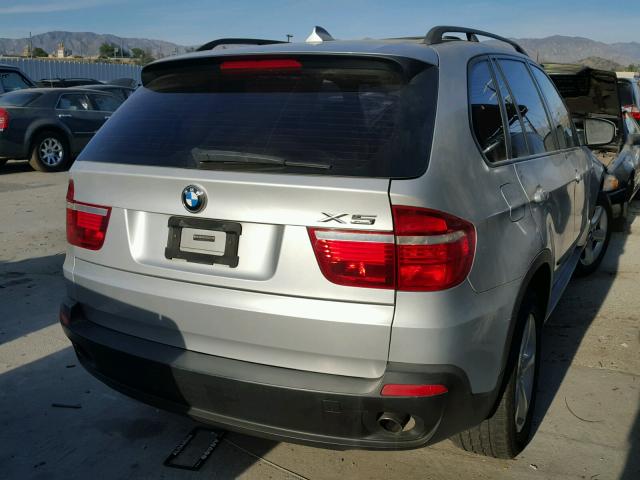 5UXFE43518L029705 - 2008 BMW X5 3.0I SILVER photo 4