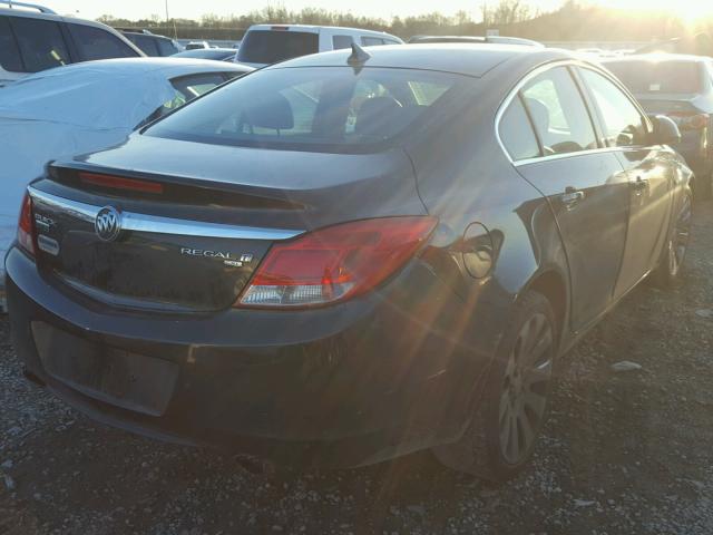 W04G05GV9B1059617 - 2011 BUICK REGAL CXL BLACK photo 4