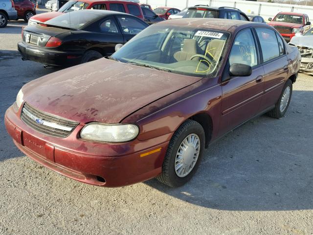 1G1ND52J73M621206 - 2003 CHEVROLET MALIBU MAROON photo 2