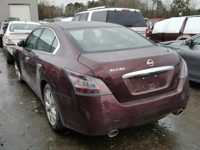 1N4AA5AP0EC482524 - 2014 NISSAN MAXIMA S BLUE photo 3