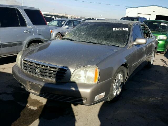 1G6KE57Y63U174562 - 2003 CADILLAC DEVILLE DH GRAY photo 2