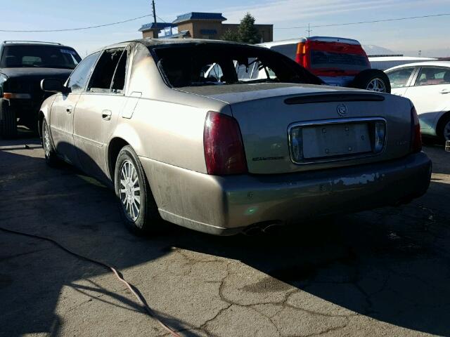 1G6KE57Y63U174562 - 2003 CADILLAC DEVILLE DH GRAY photo 3