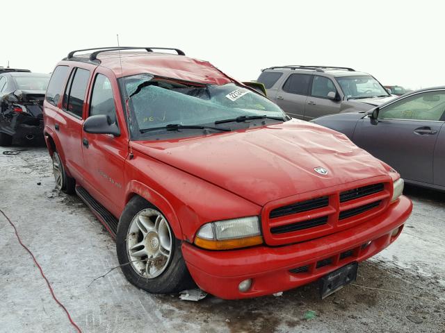 1B4HS28Z21F645952 - 2001 DODGE DURANGO RED photo 1