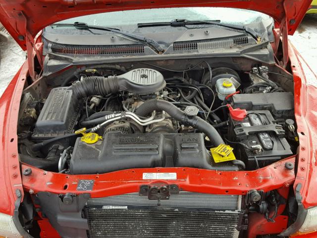 1B4HS28Z21F645952 - 2001 DODGE DURANGO RED photo 7