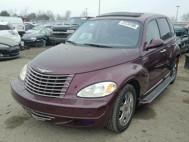 3C8FY68B82T248366 - 2002 CHRYSLER PT CRUISER BURGUNDY photo 2