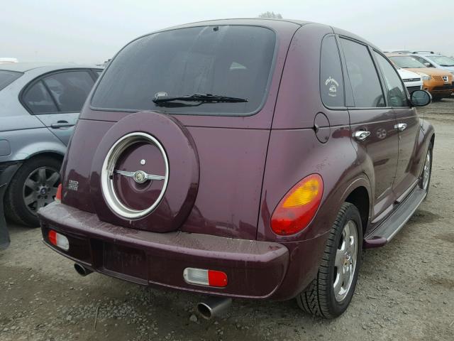 3C8FY68B82T248366 - 2002 CHRYSLER PT CRUISER BURGUNDY photo 4