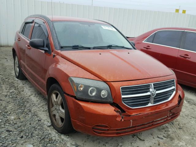 1B3HB48A39D100683 - 2009 DODGE CALIBER SX ORANGE photo 1