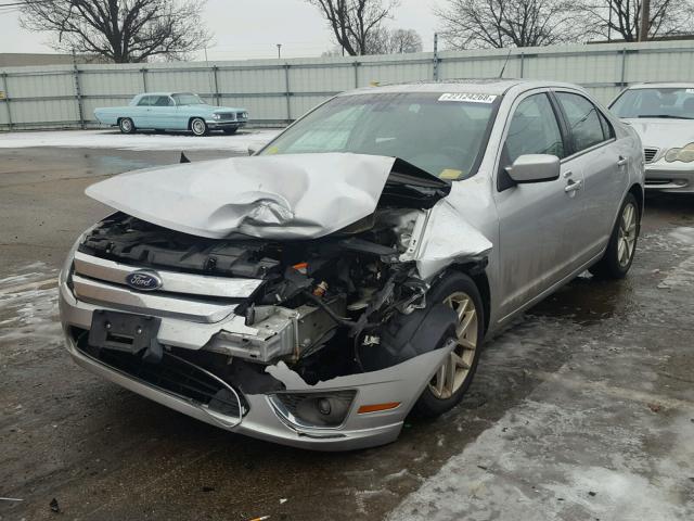 3FAHP0JG6BR219726 - 2011 FORD FUSION SEL SILVER photo 2