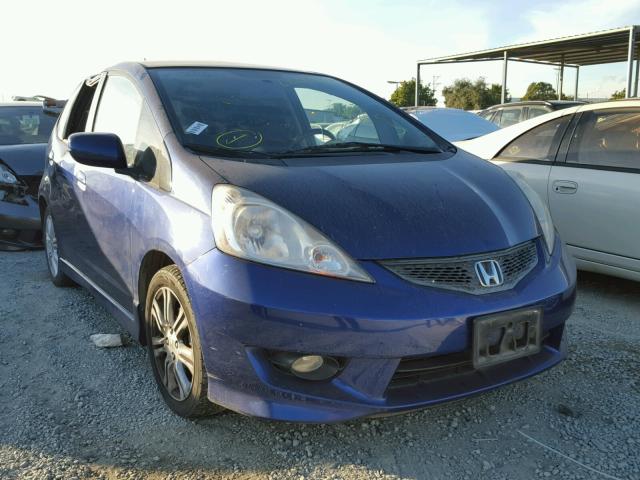 JHMGE8H55BC008822 - 2011 HONDA FIT SPORT BLUE photo 1