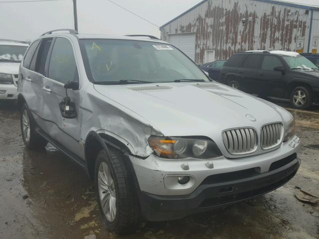 5UXFB53516LV24885 - 2006 BMW X5 4.4I GRAY photo 1