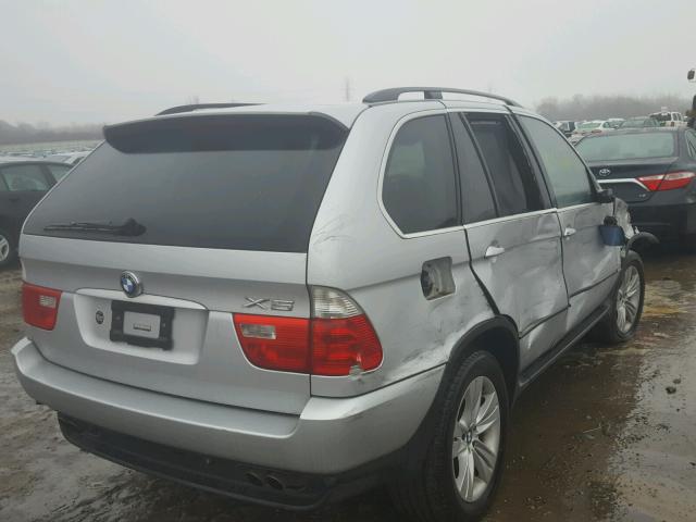 5UXFB53516LV24885 - 2006 BMW X5 4.4I GRAY photo 4