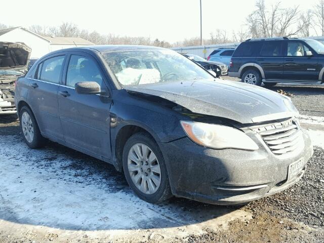 1C3BC4FB8BN552985 - 2011 CHRYSLER 200 LX BLACK photo 1