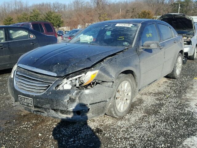 1C3BC4FB8BN552985 - 2011 CHRYSLER 200 LX BLACK photo 2