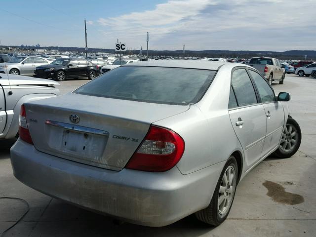 4T1BE30K32U572202 - 2002 TOYOTA CAMRY LE SILVER photo 4