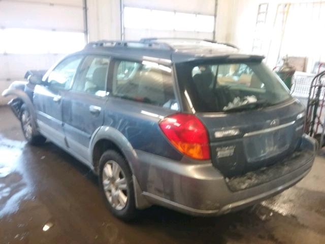 4S4BP61C757338179 - 2005 SUBARU LEGACY OUT TWO TONE photo 3