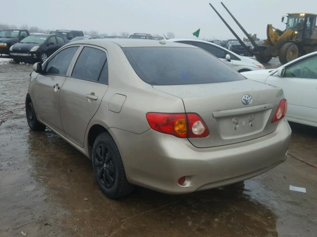 1NXBU40EX9Z042029 - 2009 TOYOTA COROLLA BA TAN photo 3