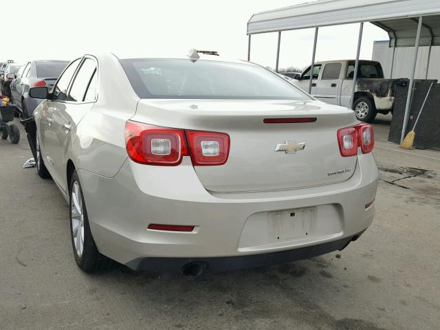 1G11H5SA2DF258242 - 2013 CHEVROLET MALIBU LTZ TAN photo 3