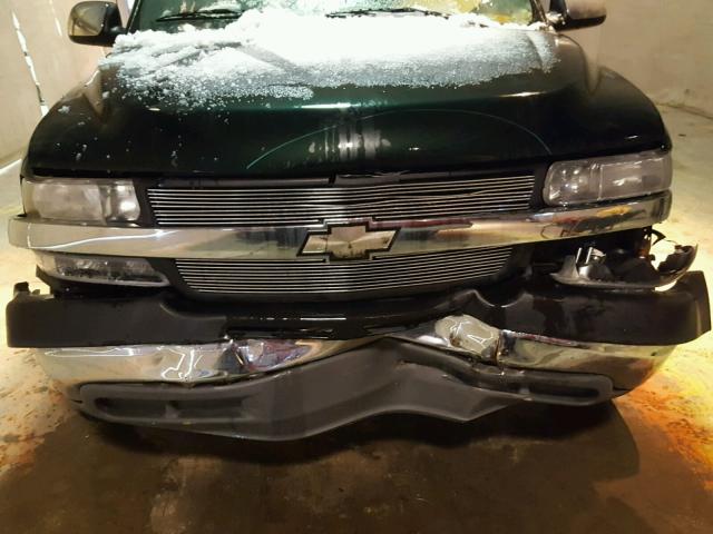 1GCHC29U32E219455 - 2002 CHEVROLET SILVERADO GREEN photo 9