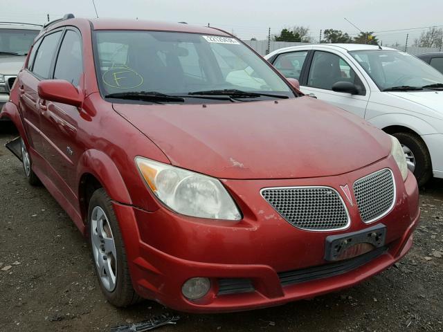 5Y2SL65807Z437018 - 2007 PONTIAC VIBE RED photo 1