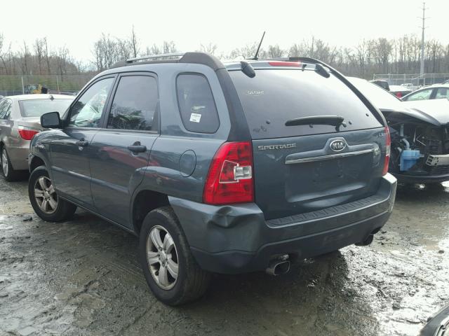 KNDJF724197603121 - 2009 KIA SPORTAGE L GRAY photo 3