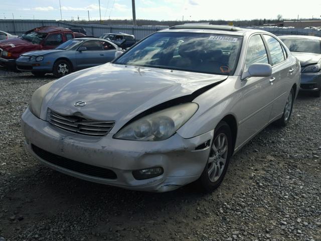 JTHBA30G945002809 - 2004 LEXUS ES 330 SILVER photo 2