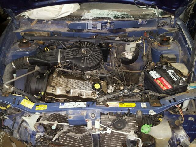 2C1MR2294V6718435 - 1997 GEO METRO LSI BLUE photo 7