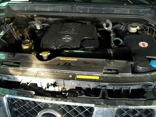 1N6AA07B74N508836 - 2004 NISSAN TITAN XE GRAY photo 7