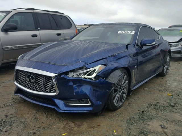 JN1EV7EK6HM364067 - 2017 INFINITI Q60 PREMIU BLUE photo 2