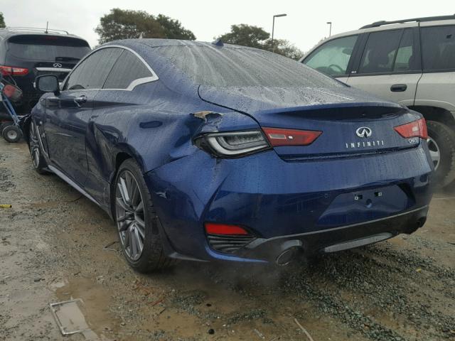 JN1EV7EK6HM364067 - 2017 INFINITI Q60 PREMIU BLUE photo 3