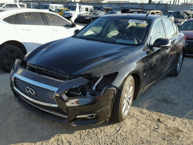 JN1BV7AP4FM355580 - 2015 INFINITI Q50 BASE BLACK photo 2