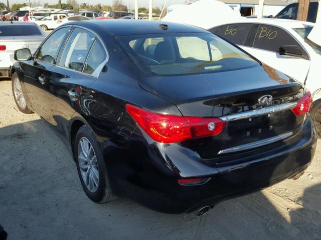 JN1BV7AP4FM355580 - 2015 INFINITI Q50 BASE BLACK photo 3