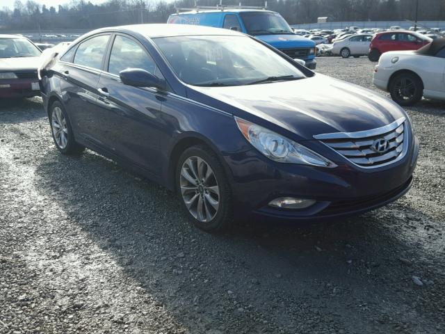 5NPEC4AC1BH250821 - 2011 HYUNDAI SONATA SE BLUE photo 1