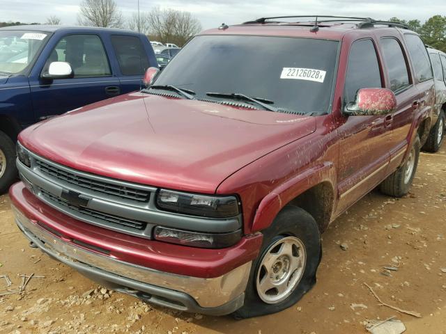 1GNEK13Z33J216012 - 2003 CHEVROLET TAHOE K150 MAROON photo 2