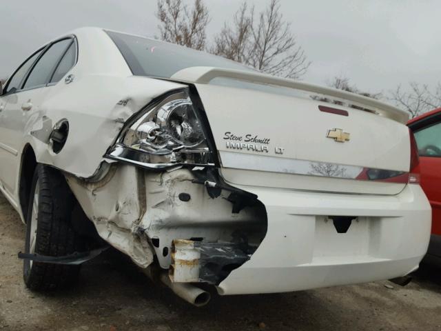 2G1WC581769426450 - 2006 CHEVROLET IMPALA LT WHITE photo 9