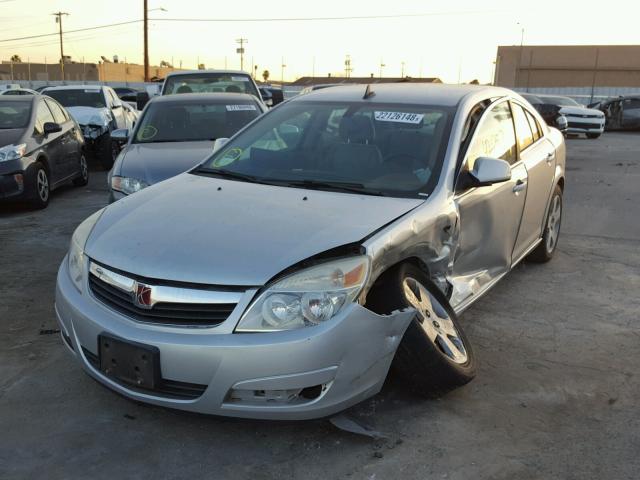 1G8ZS57B29F177062 - 2009 SATURN AURA XE SILVER photo 2