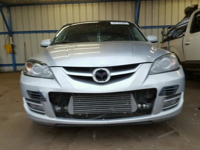 JM1BK34L871629969 - 2007 MAZDA SPEED 3 SILVER photo 9