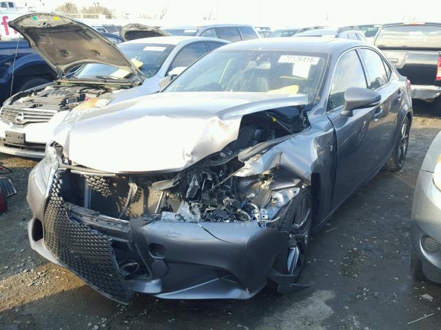 JTHBE1D26E5003408 - 2014 LEXUS IS 350 GRAY photo 2