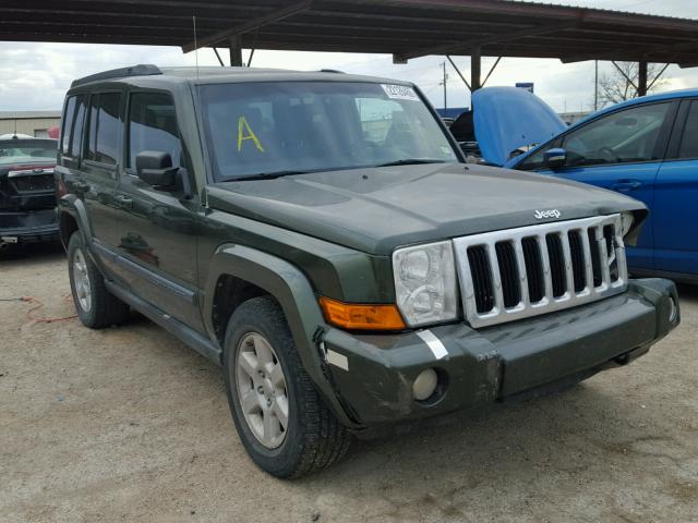 1J8HG48K97C632122 - 2007 JEEP COMMANDER GREEN photo 1