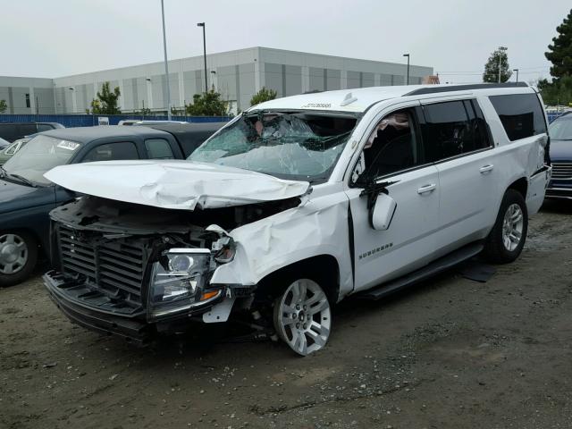 1GNSKHKC4HR156551 - 2017 CHEVROLET SUBURBAN K WHITE photo 2