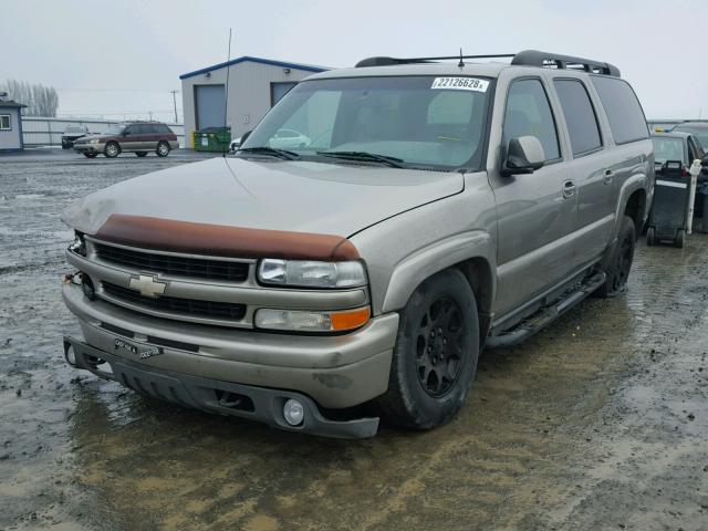 3GNFK16Z52G204699 - 2002 CHEVROLET SUBURBAN K BEIGE photo 2