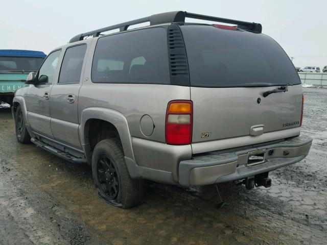 3GNFK16Z52G204699 - 2002 CHEVROLET SUBURBAN K BEIGE photo 3