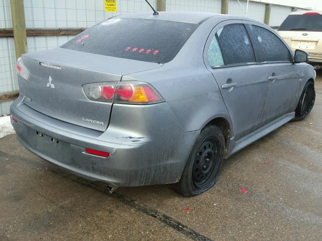 JA32U2FU9FU007399 - 2015 MITSUBISHI LANCER ES SILVER photo 4