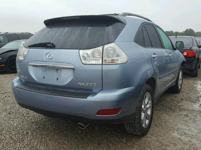 2T2GK31U48C047962 - 2008 LEXUS RX 350 BLUE photo 4