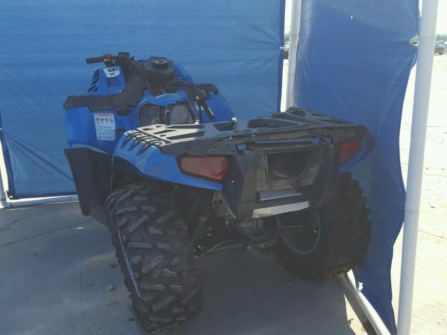 4XASXN856HA626800 - 2017 POLARIS SPORTSMAN BLUE photo 3