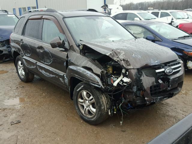 KNDJE723787491711 - 2008 KIA SPORTAGE E TAN photo 1