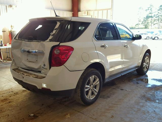 1GNALBEK3DZ105609 - 2013 CHEVROLET EQUINOX LS WHITE photo 4