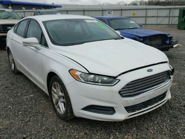 3FA6P0HR8DR225044 - 2013 FORD FUSION SE WHITE photo 1