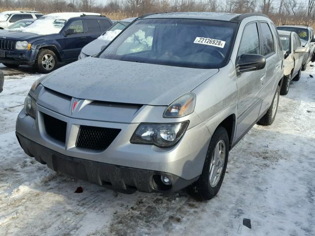 3G7DA03E63S518535 - 2003 PONTIAC AZTEK GRAY photo 2